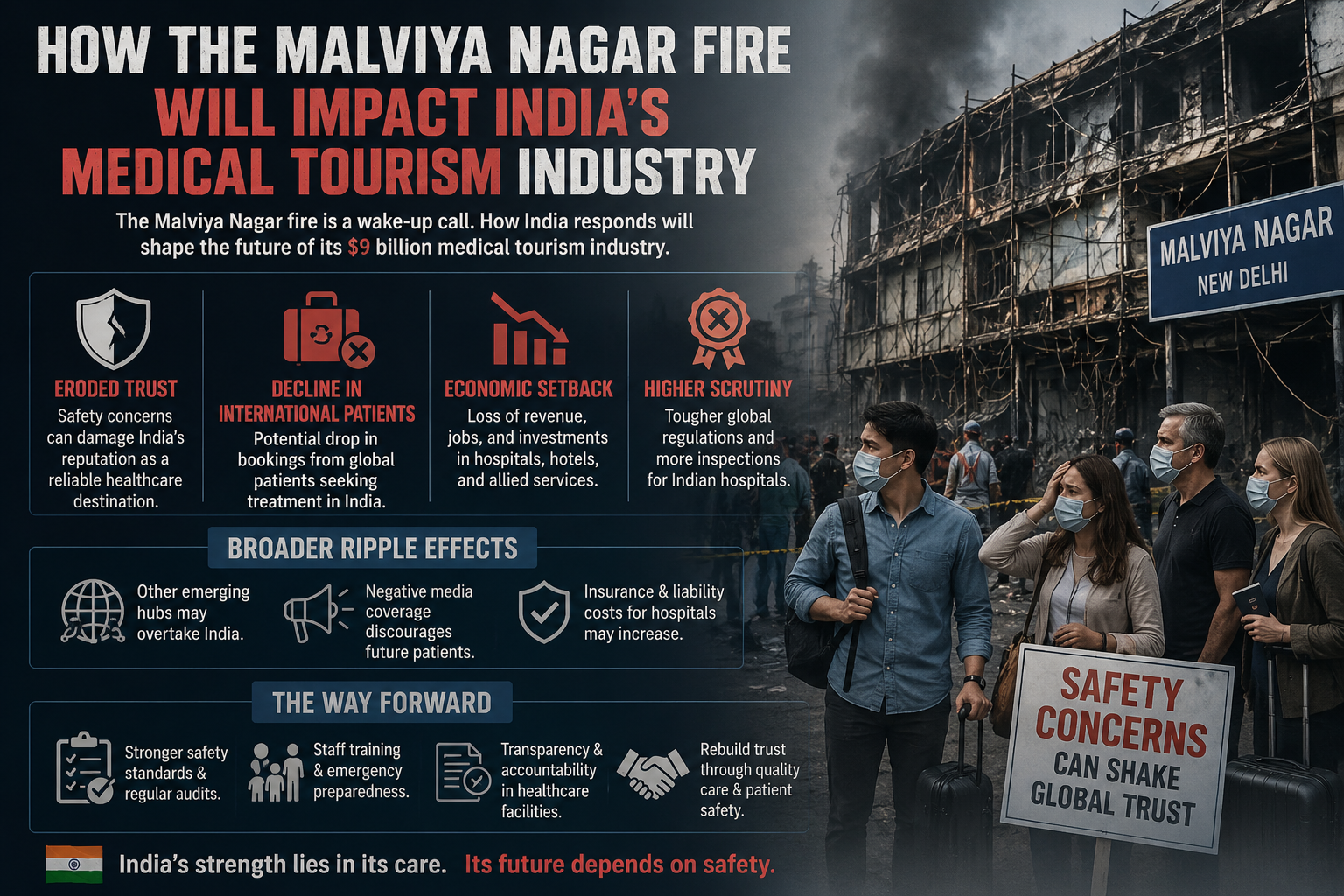 How the Malviya Nagar Fire Will Impact India's Medical Tourism Industry